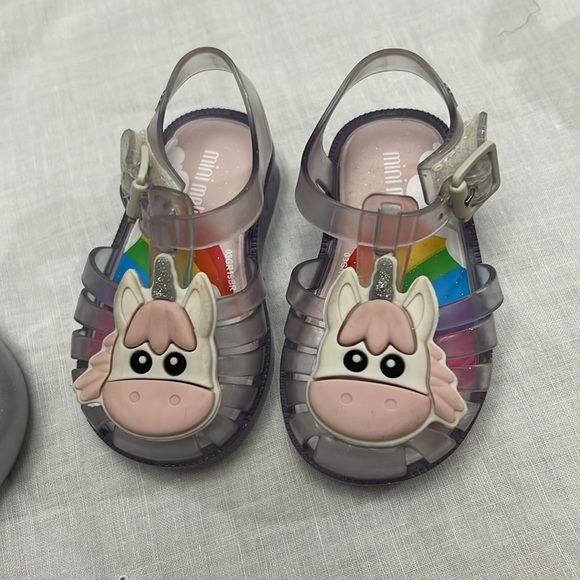 Lot of 2 Mini Melissa sandals size 5 - Picture 3 of 12
